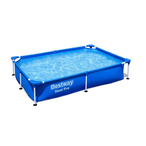 Bestway Bestway zwembad steel pro rechthoek 221 Bestway Bestway zwembad steel pro rechthoek 221