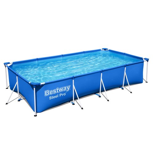Bestway Bestway zwembad steel pro set rechthoek 400 Bestway Bestway zwembad steel pro set rechthoek 400