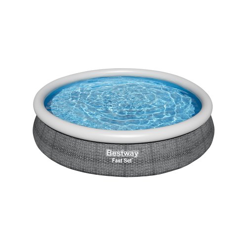 Bestway Bestway zwembad fast set set rond rotan 366 Bestway Bestway zwembad fast set set rond rotan 366