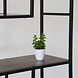 Lizzely Garden & Living Boekenkast industrieel Kirja MDF wandmeubel hout 84x168cm Lizzely Garden & Living Boekenkast industrieel Kirja MDF wandmeubel hout 84x168cm