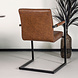 Lizzely Garden & Living Eetkamerstoel met armleuning cognac Kuge Design Lizzely Garden & Living Eetkamerstoel met armleuning cognac Kuge Design