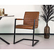 Lizzely Garden & Living Eetkamerstoel met armleuning cognac Kuge Design Lizzely Garden & Living Eetkamerstoel met armleuning cognac Kuge Design
