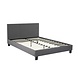 Lizzely Garden & Living Bedframe Dico 140x200cm antraciet stof bed ledikant Lizzely Garden & Living Bedframe Dico 140x200cm antraciet stof bed ledikant