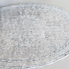 Lizzely Garden & Living Vloerkleed rond vintage 200cm wit dof blauw perzisch oosters tapijt Lizzely Garden & Living Vloerkleed rond vintage 200cm wit dof blauw perzisch oosters tapijt