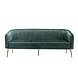 Lizzely Garden & Living Zitbank Joanne 3 zits velvet groen bankstel 180cm stof bank Lizzely Garden & Living Zitbank Joanne 3 zits velvet groen bankstel 180cm stof bank
