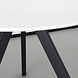 Lizzely Garden & Living Eettafel rond Ronsi wit met zwarte poten 120cm ronde tafel Lizzely Garden & Living Eettafel rond Ronsi wit met zwarte poten 120cm ronde tafel