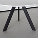 Lizzely Garden & Living Eettafel rond Ronsi wit met zwarte poten 120cm ronde tafel Lizzely Garden & Living Eettafel rond Ronsi wit met zwarte poten 120cm ronde tafel