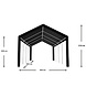 Lizzely Garden & Living Partytent 4x8m zwart semi professioneel Lizzely Garden & Living Partytent 4x8m zwart semi professioneel