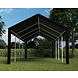Lizzely Garden & Living Partytent 4x8m zwart semi professioneel Lizzely Garden & Living Partytent 4x8m zwart semi professioneel