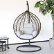 Lizzely Garden & Living Egg hangstoel Roundabout bruin ei stoel Lizzely Garden & Living Egg hangstoel Roundabout bruin ei stoel