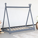 Lizzely Garden & Living Peuterbed Michelle grijs hout 148x76x137cm kinderbed inclusief lattenbodem Lizzely Garden & Living Peuterbed Michelle grijs hout 148x76x137cm kinderbed inclusief lattenbodem