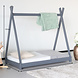 Lizzely Garden & Living Peuterbed Michelle grijs hout 148x76x137cm kinderbed inclusief lattenbodem Lizzely Garden & Living Peuterbed Michelle grijs hout 148x76x137cm kinderbed inclusief lattenbodem