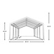 Lizzely Garden & Living Partytent 4x8m PVC met grondframe brandvertragend Lizzely Garden & Living Partytent 4x8m PVC met grondframe brandvertragend