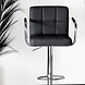 Lizzely Garden & Living Barkruk Anel met armleuning: zwart leder barstoel Lizzely Garden & Living Barkruk Anel met armleuning: zwart leder barstoel
