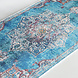 Lizzely Garden & Living Vloerkleed vintage 70x140cm blauw perzisch oosters tapijt Lizzely Garden & Living Vloerkleed vintage 70x140cm blauw perzisch oosters tapijt