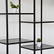 Lizzely Garden & Living Boekenkast industrieel Gina metalen wandmeubel zwart 90x185cm Lizzely Garden & Living Boekenkast industrieel Gina metalen wandmeubel zwart 90x185cm