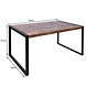 Lizzely Garden & Living Eettafel Jenckle 180cm MDF licht hout tafel Lizzely Garden & Living Eettafel Jenckle 180cm MDF licht hout tafel