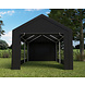 Lizzely Garden & Living Partytent 3x6m zwart semi professioneel Lizzely Garden & Living Partytent 3x6m zwart semi professioneel