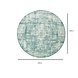 Lizzely Garden & Living Vloerkleed rond vintage 100cm wit donkerblauw perzisch oosters tapijt Lizzely Garden & Living Vloerkleed rond vintage 100cm wit donkerblauw perzisch oosters tapijt