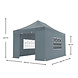 Lizzely Garden & Living Easy up 3x4,5m grijs 40mm (aluminium buizen) semi prof partytent opvouwbaar Lizzely Garden & Living Easy up 3x4,5m grijs 40mm (aluminium buizen) semi prof partytent opvouwbaar