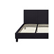 Lizzely Garden & Living Bedframe Dico 180x200cm zwart stof bed ledikant Lizzely Garden & Living Bedframe Dico 180x200cm zwart stof bed ledikant