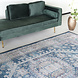 Lizzely Garden & Living Vloerkleed vintage 200x300cm donkerblauw perzisch oosters tapijt Lizzely Garden & Living Vloerkleed vintage 200x300cm donkerblauw perzisch oosters tapijt