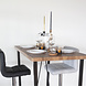 Lizzely Garden & Living Barkruk Anel met rugleuning: zwart leder barstoel Lizzely Garden & Living Barkruk Anel met rugleuning: zwart leder barstoel