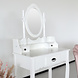 Lizzely Garden & Living Kaptafel Elise make-up tafel inclusief zitbankje en spiegel Lizzely Garden & Living Kaptafel Elise make-up tafel inclusief zitbankje en spiegel
