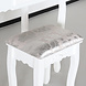 Lizzely Garden & Living Kaptafel Elise make-up tafel inclusief zitbankje en spiegel Lizzely Garden & Living Kaptafel Elise make-up tafel inclusief zitbankje en spiegel