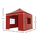 Lizzely Garden & Living Easy up 3x3m rood luxe partytent opvouwbaar Lizzely Garden & Living Easy up 3x3m rood luxe partytent opvouwbaar