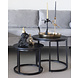 Lizzely Garden & Living Salontafel rond 2 delig Rutger side table industrieel bijzettafel Lizzely Garden & Living Salontafel rond 2 delig Rutger side table industrieel bijzettafel