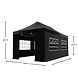 Lizzely Garden & Living Easy up 3x6m zwart 40mm (aluminium buizen) semi prof partytent opvouwbaar Lizzely Garden & Living Easy up 3x6m zwart 40mm (aluminium buizen) semi prof partytent opvouwbaar