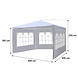 Lizzely Garden & Living Partytent 3x3m budget wit met drie zijwanden Lizzely Garden & Living Partytent 3x3m budget wit met drie zijwanden