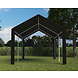 Lizzely Garden & Living Partytent 3x4m zwart semi professioneel Lizzely Garden & Living Partytent 3x4m zwart semi professioneel