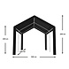 Lizzely Garden & Living Partytent 3x4m zwart semi professioneel Lizzely Garden & Living Partytent 3x4m zwart semi professioneel