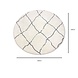 Lizzely Garden & Living Vloerkleed rond moroccan 100cm wit zwart perzisch oosters tapijt Lizzely Garden & Living Vloerkleed rond moroccan 100cm wit zwart perzisch oosters tapijt