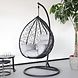 Lizzely Garden & Living Egg hangstoel Roundabout zwart ei stoel Lizzely Garden & Living Egg hangstoel Roundabout zwart ei stoel