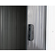 Lizzely Garden & Living Metalen tuinhuisje (13,5 m3) antraciet hoog groot berging schuur HxBxD: 202x258x258cm Lizzely Garden & Living Metalen tuinhuisje (13,5 m3) antraciet hoog groot berging schuur HxBxD: 202x258x258cm