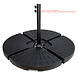 Lizzely Garden & Living Parasolvoet 4 stuks zwart Lizzely Garden & Living Parasolvoet 4 stuks zwart