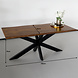 Lizzely Garden & Living Eettafel boomstam mangohout 180cm Indiana industriële duurzaam boomstamtafel mango Lizzely Garden & Living Eettafel boomstam mangohout 180cm Indiana industriële duurzaam boomstamtafel mango