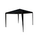 Lizzely Garden & Living Partytent 3x3m zwart budget zonder zijwanden Lizzely Garden & Living Partytent 3x3m zwart budget zonder zijwanden