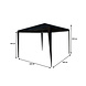 Lizzely Garden & Living Partytent 3x3m zwart budget zonder zijwanden Lizzely Garden & Living Partytent 3x3m zwart budget zonder zijwanden