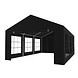 Lizzely Garden & Living Partytent 4x6m zwart semi professioneel Lizzely Garden & Living Partytent 4x6m zwart semi professioneel
