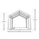 Lizzely Garden & Living Partytent 3x4m PVC met grondframe brandvertragend Lizzely Garden & Living Partytent 3x4m PVC met grondframe brandvertragend