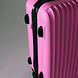 Lizzely Garden & Living Handbagage koffer 55cm roze 4 wielen trolley met pin slot reiskoffer Lizzely Garden & Living Handbagage koffer 55cm roze 4 wielen trolley met pin slot reiskoffer