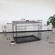 Lizzely Garden & Living Hondenbench Sterk 91x60,5x66,5cm bench hond 2 deuren Lizzely Garden & Living Hondenbench Sterk 91x60,5x66,5cm bench hond 2 deuren