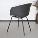 Lizzely Garden & Living Eetkamerstoel met armleuning Stijn antraciet kunstleder eetstoel Lizzely Garden & Living Eetkamerstoel met armleuning Stijn antraciet kunstleder eetstoel