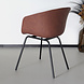 Lizzely Garden & Living Eetkamerstoel met armleuning Stijn cognac kunstleder eetstoel Lizzely Garden & Living Eetkamerstoel met armleuning Stijn cognac kunstleder eetstoel
