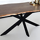 Lizzely Garden & Living Eettafel langwerpig 160cm Jeffo bruin langwerpige tafel Lizzely Garden & Living Eettafel langwerpig 160cm Jeffo bruin langwerpige tafel