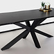 Lizzely Garden & Living Eettafel langwerpig 180cm Jeffo zwart langwerpige tafel Lizzely Garden & Living Eettafel langwerpig 180cm Jeffo zwart langwerpige tafel